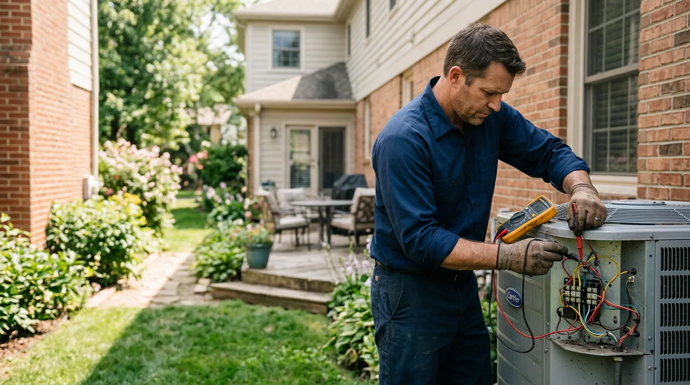 HVAC technician working near Lanesboro, IA